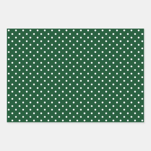 Set für das Faltblatt "Grüne Muster" Geschenkpapier Set (Vorderseite 2)