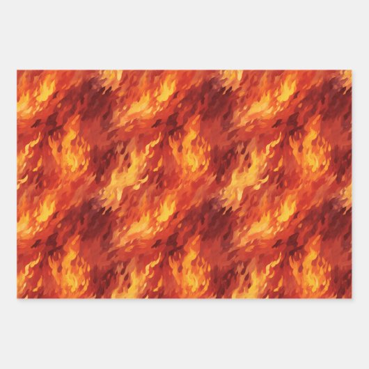 Set für das Flammschutzpapier Geschenkpapier Set (Vorderseite 2)