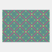 Set für das geometrische Mustervordruckpapier Geschenkpapier Set (Vorderseite)