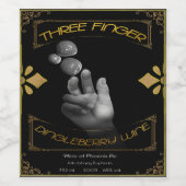 Set für das Getränke-Label Front-TFDW Weinetikett (Einzelnes Label)