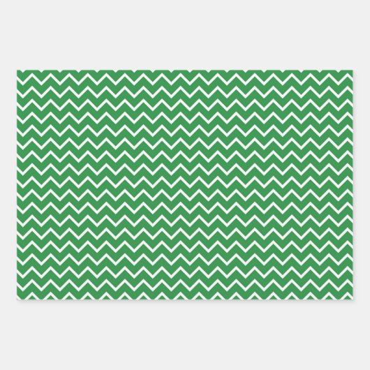Set für das grüne Wrapping Paper Sheet Geschenkpapier Set (Vorderseite 3)