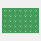 Set für das grüne Wrapping Paper Sheet Geschenkpapier Set (Vorderseite)