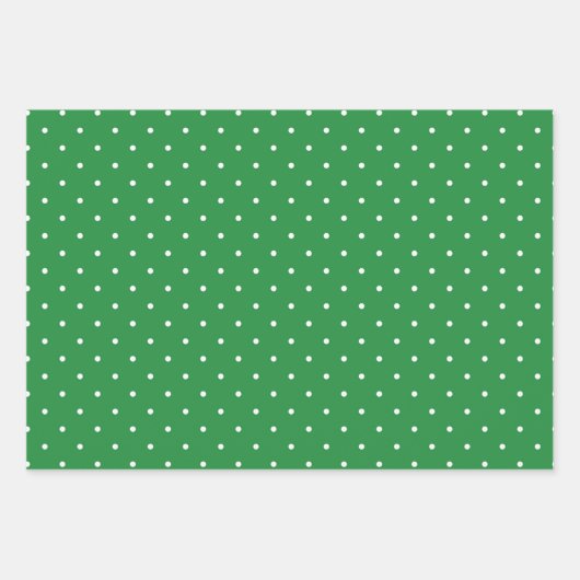 Set für das grüne Wrapping Paper Sheet Geschenkpapier Set (Vorderseite)