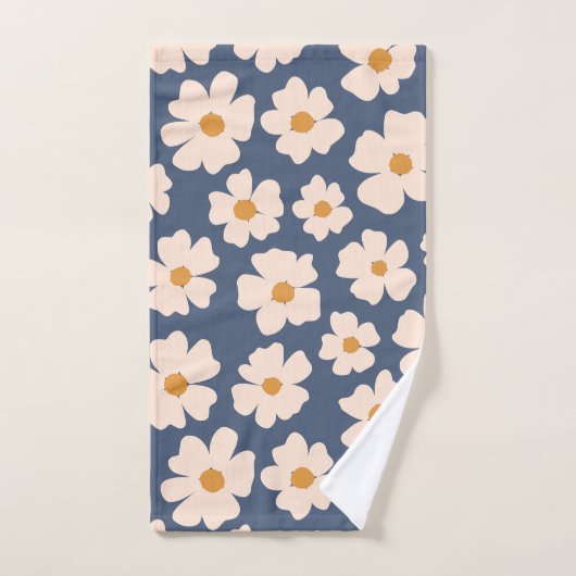 Set für das Handtuch in Navy und Beige (Handtuch)