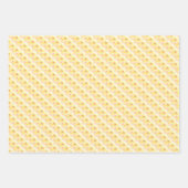 Set für das helle Blumenmuster Geschenkpapier Set (Vorderseite 3)