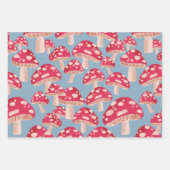Set für das Mushroom Forest Wrapping Paper Geschenkpapier Set (Vorderseite)