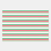 Set für das Muster eines Pauschalblattes von 3 Geschenkpapier Set (Vorderseite 3)