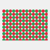 Set für das Muster eines Pauschalblattes von 3 Geschenkpapier Set (Vorderseite 2)