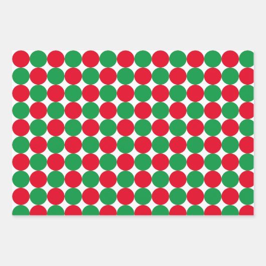 Set für das Muster eines Pauschalblattes von 3 Geschenkpapier Set (Vorderseite 2)