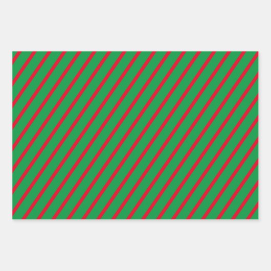 Set für das Muster eines Pauschalblattes von 3 Geschenkpapier Set (Vorderseite)