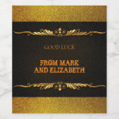 Set für das neue Jahr Weinetikett (Einzelnes Label)