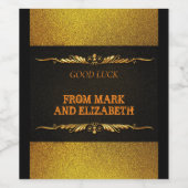 Set für das neue Jahr Weinetikett (Einzelnes Label)