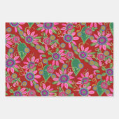 Set für das Schnellheft-Papier mit 3 Blättern Geschenkpapier Set (Vorderseite 2)