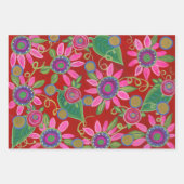 Set für das Schnellheft-Papier mit 3 Blättern Geschenkpapier Set (Vorderseite)