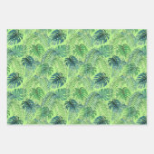 Set für das Wrapping von Palms und Ferns Geschenkpapier Set (Vorderseite 2)