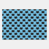 Set für das Wrapping von Schwarzkatzenpapier Geschenkpapier Set (Vorderseite 3)