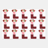 Set für das Wrapping von Strumpf-Papierblättern zu Geschenkpapier Set (Vorderseite 3)