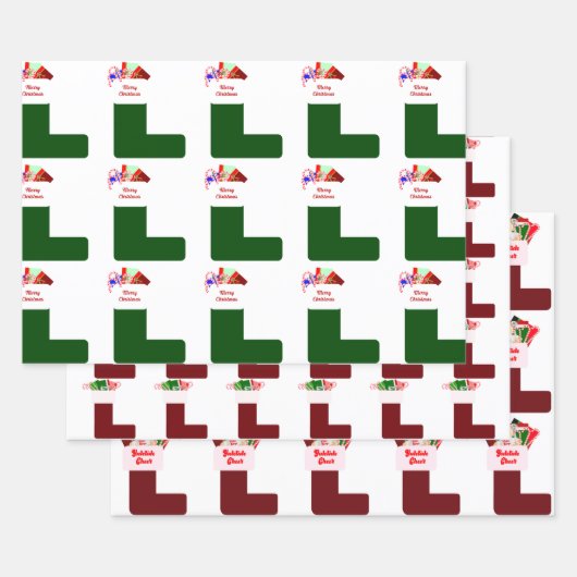 Set für das Wrapping von Strumpf-Papierblättern zu Geschenkpapier Set (Set)