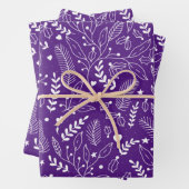 Set für das Wrapping von Urlaubspapieren mit 3 Blä Geschenkpapier Set (Beispiel)