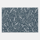 Set für das Wrapping von Urlaubspapieren mit 3 Blä Geschenkpapier Set (Vorderseite)