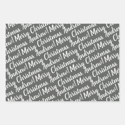 Set für das Wrapping von Urlaubspapieren mit 3 Blä Geschenkpapier Set (Vorderseite 3)