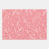 Set für das Wrapping von Urlaubspapieren mit 3 Blä Geschenkpapier Set (Vorderseite 2)