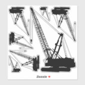 Set für den Aufkleber des Krans (Blatt)