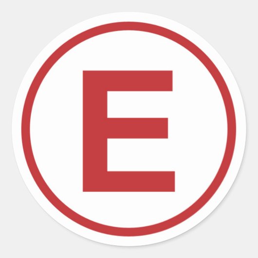 Set für den Feuerlöscher von Race Car Runder Aufkleber (Vorderseite)