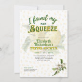 Set für den Sommer | Fun Lemon Squeeze Brautparty Einladung (Vorderseite)