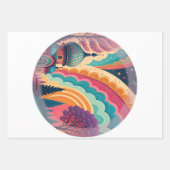 Set für den Traum von individuellem Pastelldom (3 Geschenkpapier Set (Vorderseite)