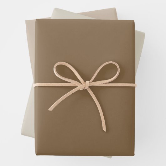 Set für die Umrandung der neutralen Farbpalette Geschenkpapier Set (Beispiel)