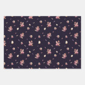 Set für Drachen- und Einhornverpackungspapier (3 B Geschenkpapier Set (Vorderseite)