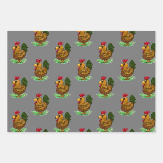 Set für Einwickelpapier, 3 Stile, Geschenkpapier Set (Vorderseite 2)