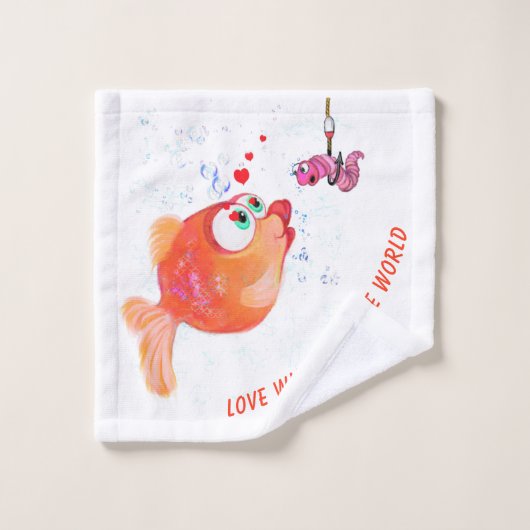 Set für Fische und Wurmbäder (Waschlappen)