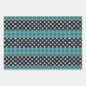 Set für Flachfolienpapier für Designer 3 Geschenkpapier Set (Vorderseite 3)