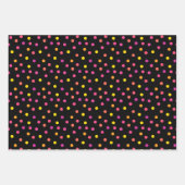 Set für Flachfolienpapiere mit 3 Punkten Geschenkpapier Set (Vorderseite 3)