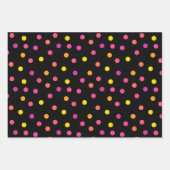 Set für Flachfolienpapiere mit 3 Punkten Geschenkpapier Set (Vorderseite)