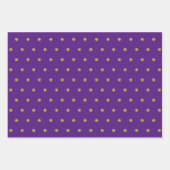 Set für Flachpapier für klassische Sterne von 3 Geschenkpapier Set (Vorderseite)