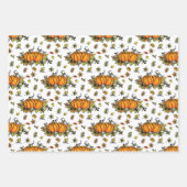 Set für Flachpapier mit 3 Erntedank Geschenkpapier Set (Vorderseite 2)