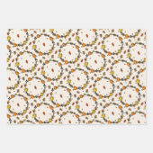 Set für Flachpapier mit 3 Erntedank Geschenkpapier Set (Vorderseite)