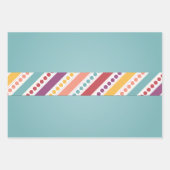 Set für Flansche und Streifen, aus Papier, flach, Geschenkpapier Set (Vorderseite 2)