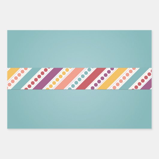 Set für Flansche und Streifen, aus Papier, flach, Geschenkpapier Set (Vorderseite 2)