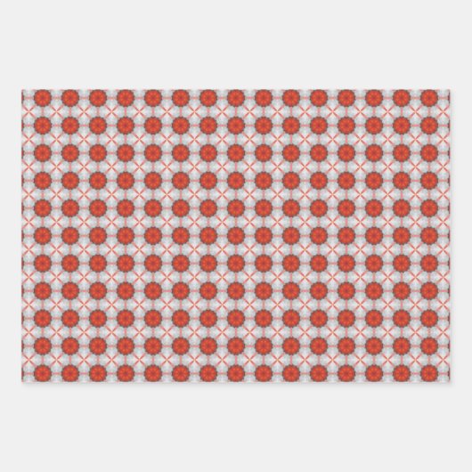 Set für Fuzz Geometrisches Muster 7 Geschenkpapier Set (Vorderseite)