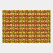 Set für Gemustertes Wrapping Geschenkpapier Set (Vorderseite 3)