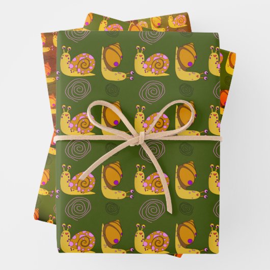 Set für Gemustertes Wrapping Geschenkpapier Set (Beispiel)