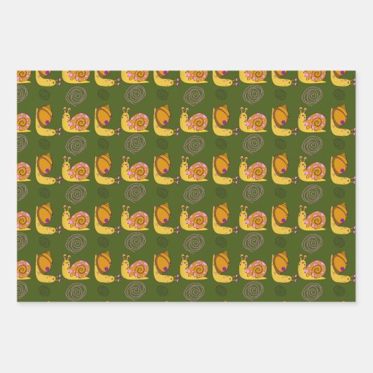 Set für Gemustertes Wrapping Geschenkpapier Set (Vorderseite)