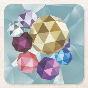 Set für geometrische Formen des Untersetzer