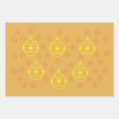 Set für Geschenke - Rundbaumschmuck Geschenkpapier Set (Vorderseite 3)