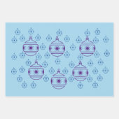 Set für Geschenke - Rundbaumschmuck Geschenkpapier Set (Vorderseite 2)