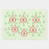 Set für Geschenke - Rundbaumschmuck Geschenkpapier Set (Vorderseite)